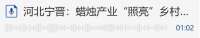 河北宁晋：蜡烛产业“照亮”乡村振兴路