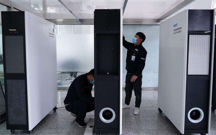 滤效达到99.9％以上 气溶胶吸附消毒灭菌系统设备在河北秦皇岛研制成功