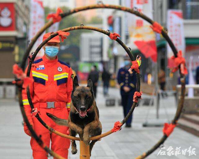 欢迎您来逛！石家庄市消防主题文化街亮相