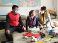 秦皇岛北戴河西山街道工委开展走访慰问送温暖活动