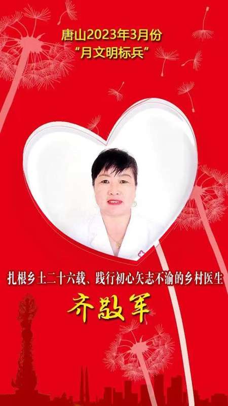 唐山市2023年3月份“月文明标兵”名单公布