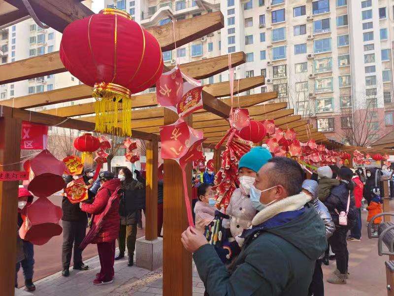 秦皇岛天洋新城社区居民热热闹闹过元宵节