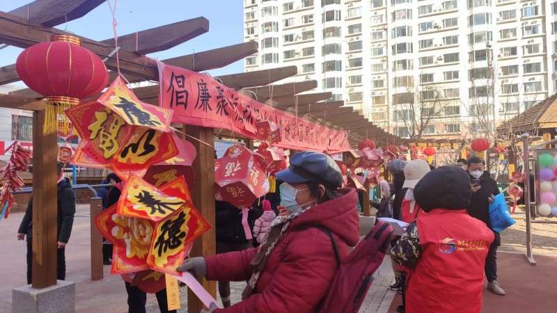 秦皇岛天洋新城社区居民热热闹闹过元宵节