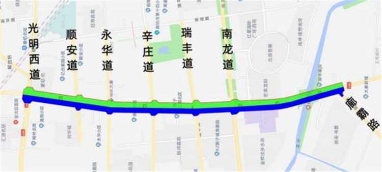 银河南路（光明西道—廊霸路）改造提升工程即将开工