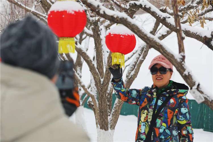 河北张家口：雪落京张线