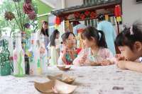 邢台市一幼：身着汉服游邢襄