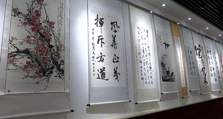 石家庄鹿泉区举办“翰墨迎春 艺苑展风采”迎新春书画作品展