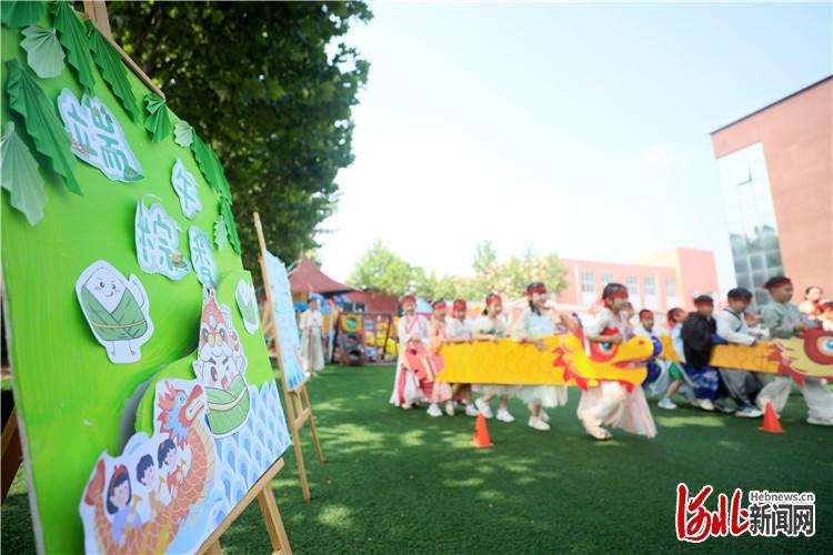 河北隆尧：幼儿学民俗 校园迎端午