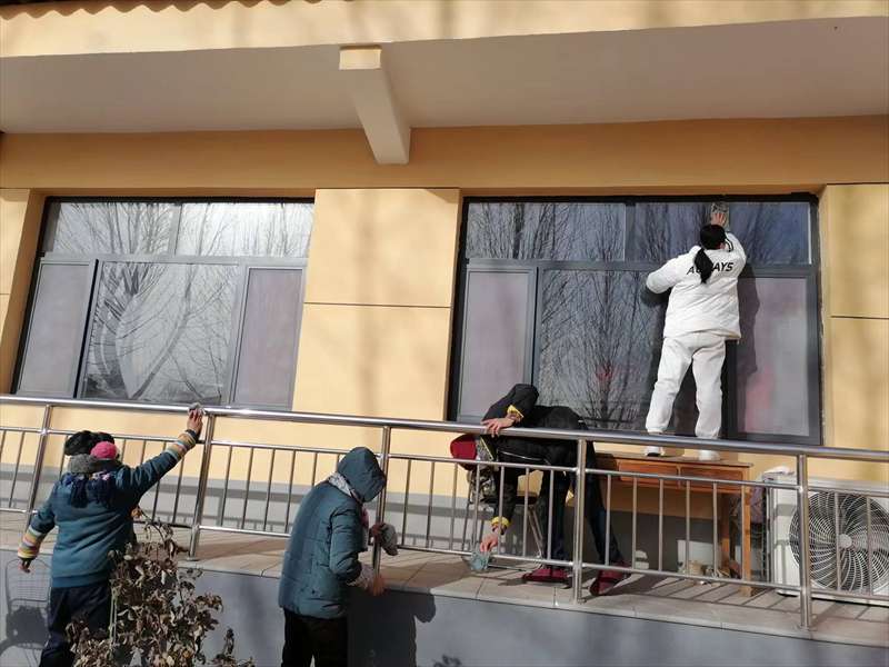 深泽县赵八镇各村开展迎新春扫除活动