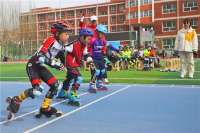 张家口市桥东区第五届冰雪运动会速度轮滑比赛落幕