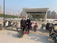 乘客电动车没上锁 石家庄地铁工作人员细心保管免损失