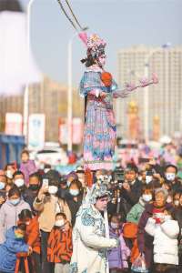 廊坊市安次区御龙河公园：非遗展演  文化传承