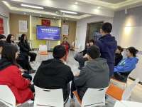 石家庄裕华区裕翔街道高校社区支举办青年人才读书分享活动