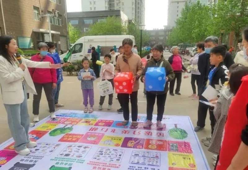 石家庄市鹿泉区开展“展技能 垃圾分类投放比赛”