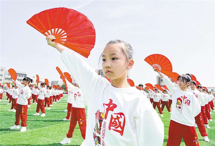 霸州市胜芳镇2023年学校“体育运动周”启动